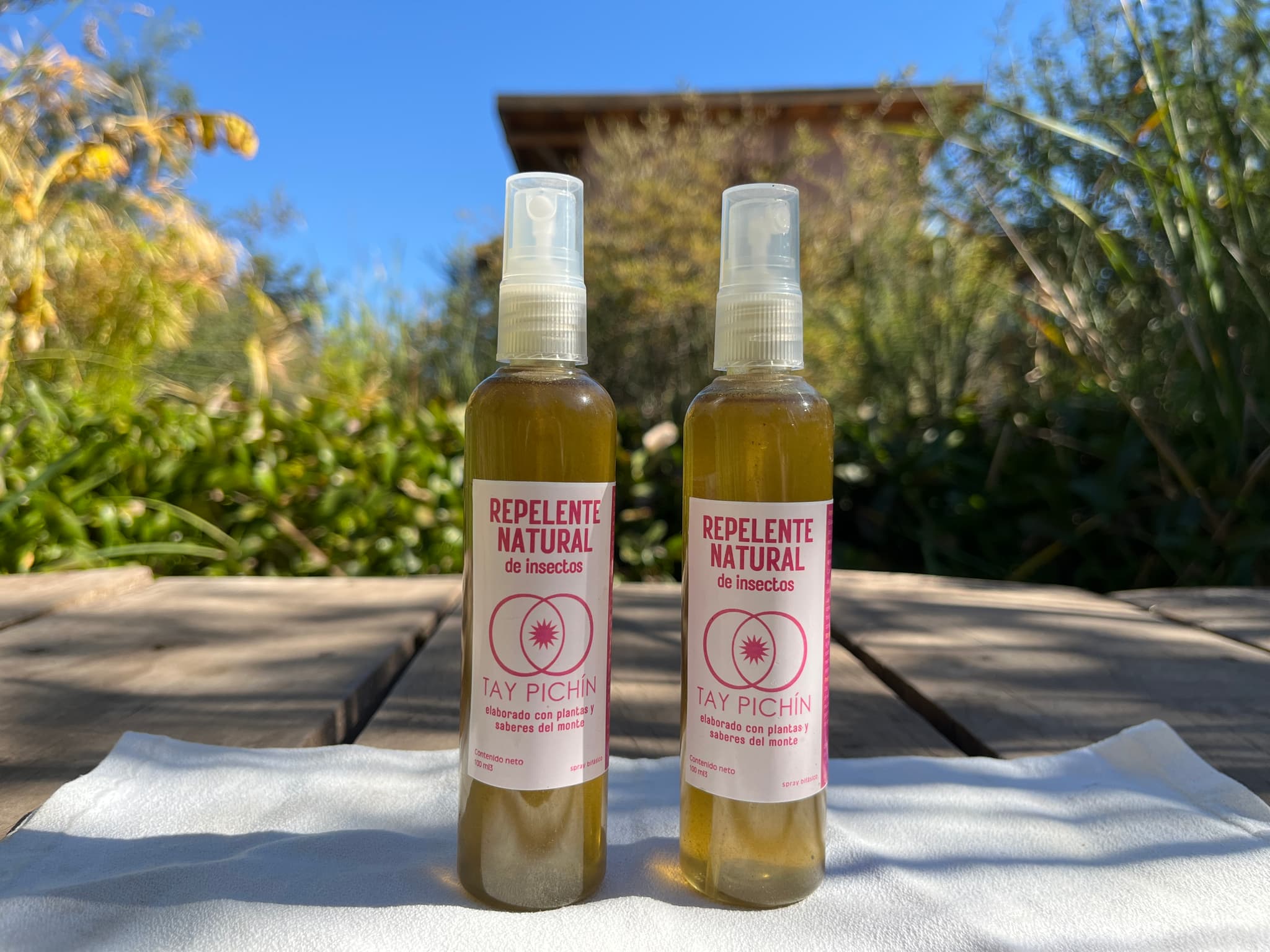 Repelente Natural de Insectos · Tay Pichín — elaborado con plantas del monte serrano